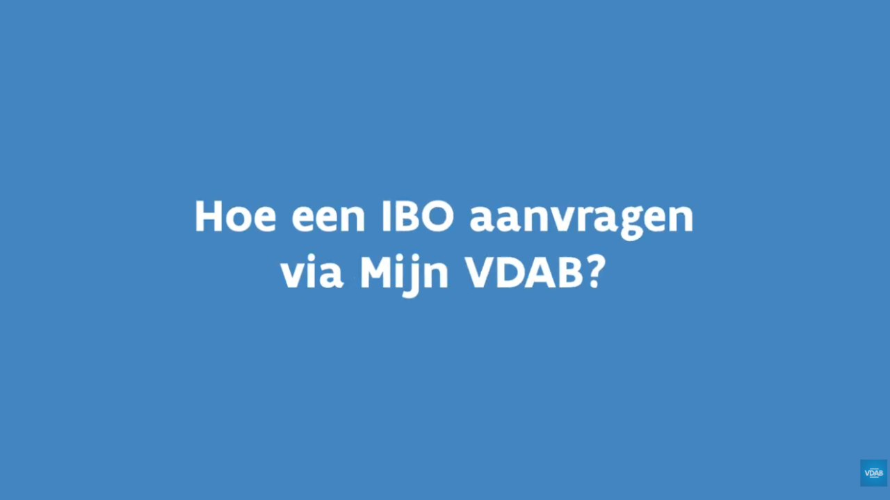 IBO aanvragen