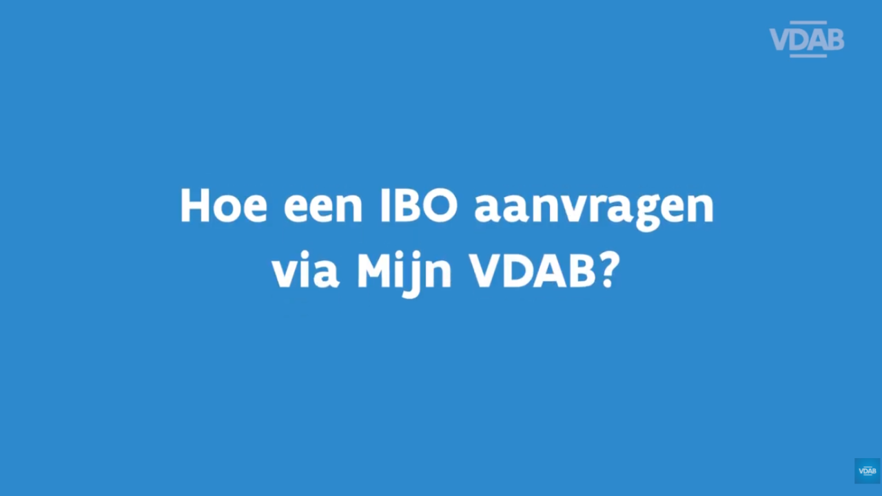 Hoe een IBO aanvragen